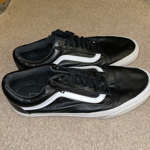 Vans leather zipper old skool size 10.5 - Picture 2 of 6